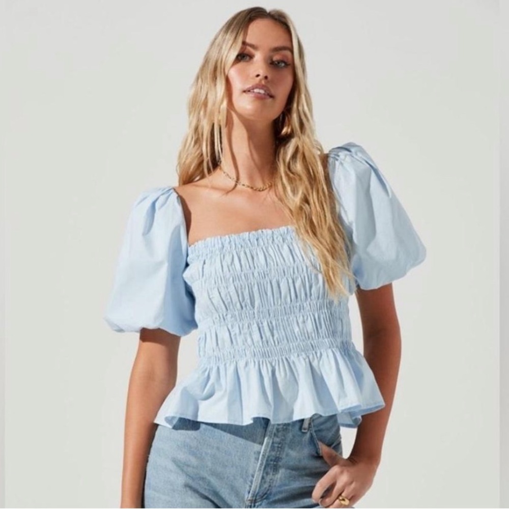 ASTR Blue Top, xs